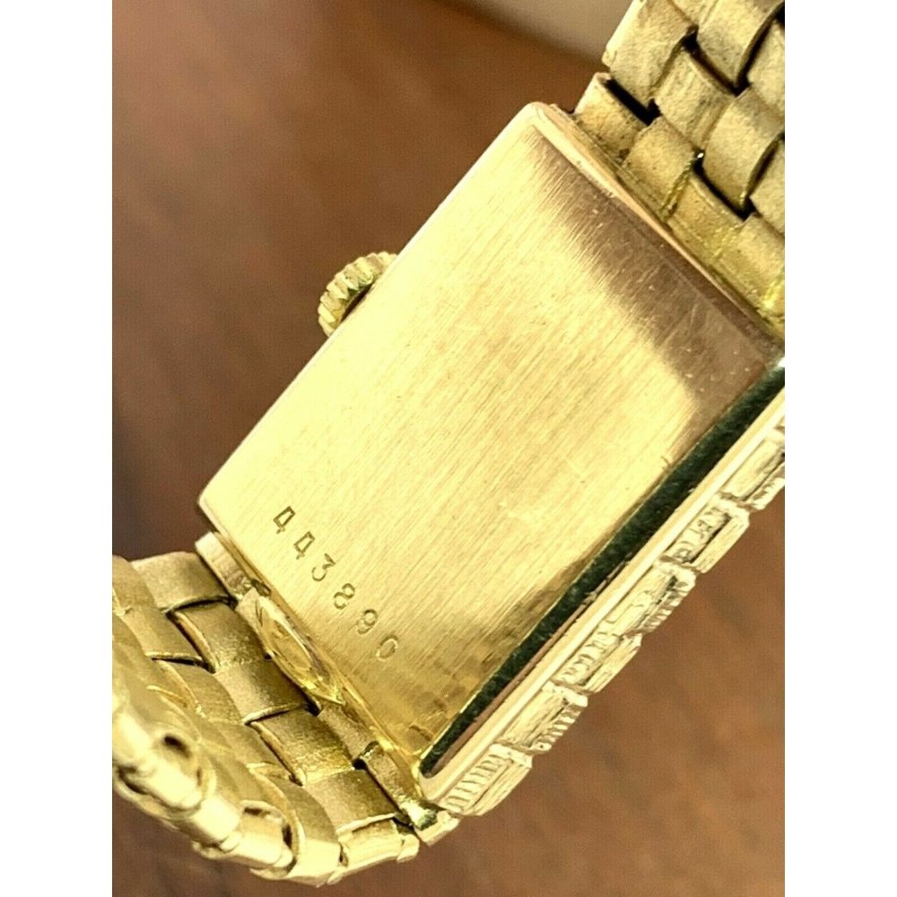 Vacheron Constantin Women's Watch 18k Gold Vintage Swiss Hand Wind Tank - Picture 6 of 12